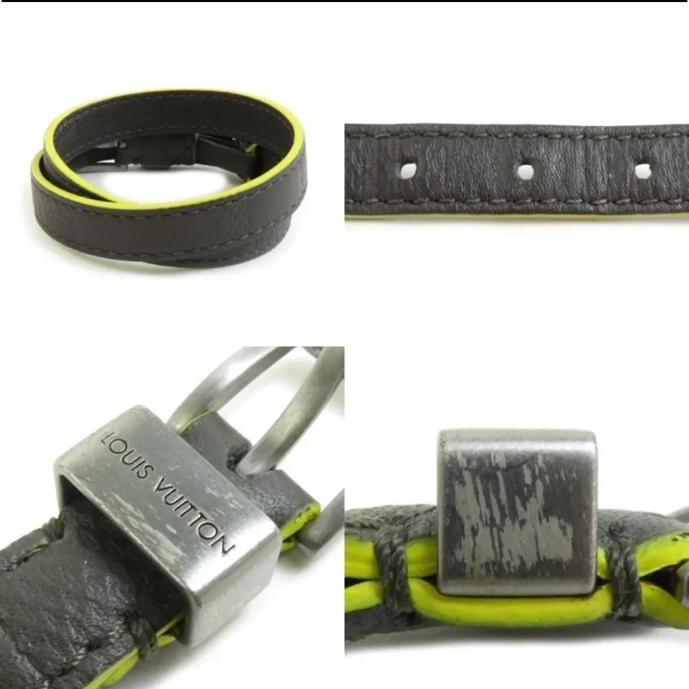 Louis Vuitton Damier Infini Loop It Leather Wrap Bracelet